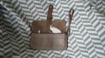 Keecie, leren tas, clutch, telefoon tasje, Top Secret, Sieraden, Tassen en Uiterlijk, Verzenden, Gebruikt, Grijs, Handtas