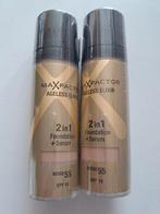 2x max factor ageless elixer foundation nr 55, Sieraden, Tassen en Uiterlijk, Uiterlijk | Cosmetica en Make-up, Nieuw, Gehele gezicht