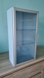 Badkamerkastje, Ikea, licht blauw met glas, Ophalen