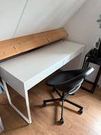 Bureau / make-up tafel 142x50 incl stoel, Huis en Inrichting, Bureaus, Ophalen, Zo goed als nieuw