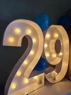 Lichtcijfer 9 te huur (meerdere cijfers beschikbaar), Ophalen, Zo goed als nieuw, Verjaardag