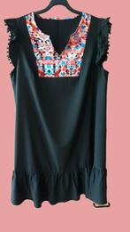 Zwart super jurkje voor de vakantie - Mt 46 - Ongedragen, Zwart, Maat 46/48 (XL) of groter, Nieuw, Ophalen of Verzenden