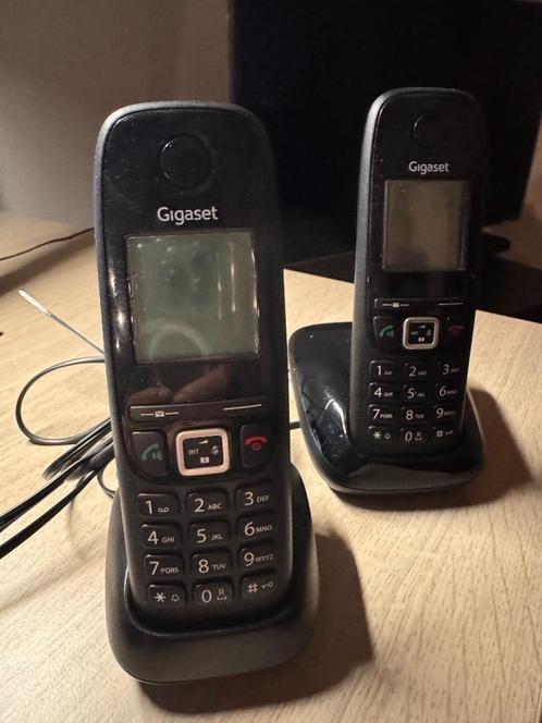 Gigaset AS405Duo, zwart, Telecommunicatie, Vaste telefoons | Handsets en Draadloos, Zo goed als nieuw, 2 handsets, Ophalen of Verzenden