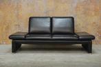 ZGANieuw! 2 zwarte leren designbanken van Framati