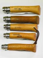 5x Opinel CARBON/INOX Mix No 6/7/8/9/10 France Zakmes S6, Gebruikt