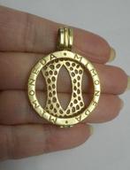 Zilveren goud vergulde mimoneda hanger nr.897, Verzenden, Zo goed als nieuw, Goud, Zilver