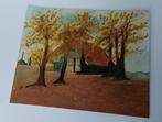 Schilderij landschap, Antiek en Kunst, Kunst | Schilderijen | Klassiek, Ophalen of Verzenden
