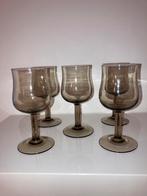 Set van 5 wijnglazen portglazen rookglas arcoroc, Ophalen of Verzenden, Zo goed als nieuw, Overige typen