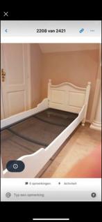 Te koop wit ledikant handgemaakt, Huis en Inrichting, Slaapkamer | Bedden, Ophalen, 100 cm, Eenpersoons, Hout
