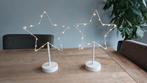 Kerst lampjes ster 2x op batterijen, Huis en Inrichting, Lampen | Tafellampen, Ophalen of Verzenden, Zo goed als nieuw, Minder dan 50 cm