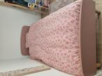 Vipack roze meisjesbed 90 x 200, Kinderen en Baby's, Kinderkamer | Bedden, Ophalen, 85 tot 100 cm, Zo goed als nieuw, Matras