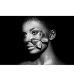 Ter halle glasschilderij - Vlinder Dame, Huis en Inrichting, Woonaccessoires | Schilderijen, Tekeningen en Foto's, Ophalen, Schilderij