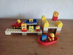 Duplo set vissers met 2 boten en auto met aanhanger., Kinderen en Baby's, Speelgoed | Duplo en Lego, Ophalen of Verzenden, Zo goed als nieuw