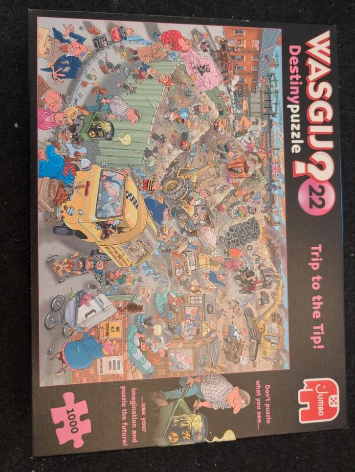 Wasgij Destiny 22 - Trip to the Tip! Puzzel, Hobby en Vrije tijd, Denksport en Puzzels, Zo goed als nieuw, Legpuzzel, 500 t/m 1500 stukjes