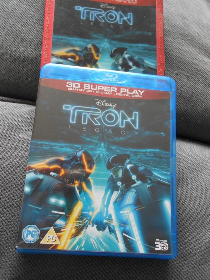 blu-ray 3D + blu-ray TRON legacy, Cd's en Dvd's, Blu-ray, Gebruikt, Science Fiction en Fantasy, 3D, Ophalen