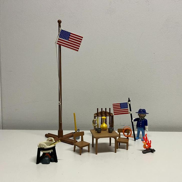 Western nr 34: Inrichting US Noorderlingen Fort 3773 3806, Kinderen en Baby's, Speelgoed | Playmobil, Gebruikt, Los playmobil