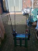 4 hengels met molen, Ophalen of Verzenden, Molen