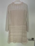 Marccain stijlvolle jurk maat 36 cremekleurig met onderjurk, Beige, Ophalen of Verzenden, Zo goed als nieuw, Knielengte