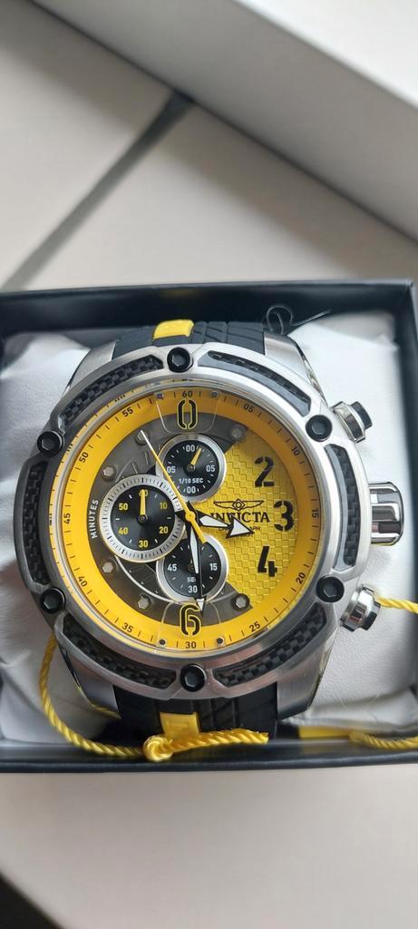 Invicta S1 Rally Chronograph, Sieraden, Tassen en Uiterlijk, Horloges | Heren, Nieuw, Overige merken, Kunststof, Ophalen of Verzenden