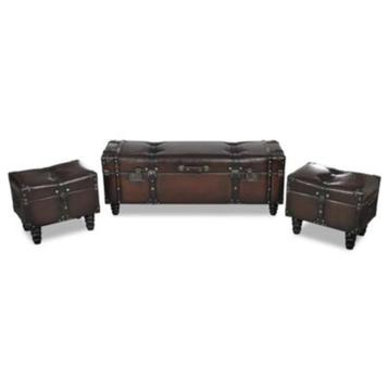 Bank set, 3 delig. beschikbaar voor biedingen