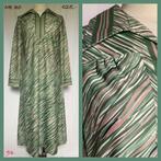 93. Vintage jurk mt 40, Kleding | Dames, Jurken, Groen, Gedragen, Maat 38/40 (M), Vintage