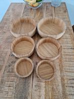 2 sets salt & pepper schalen, Ophalen, Zo goed als nieuw, Rond, Glas