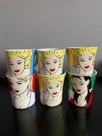 6 Luc Verschuuren senseo mokken, Huis en Inrichting, Ophalen of Verzenden, Zo goed als nieuw, Overige stijlen, Kop(pen) en/of Schotel(s)