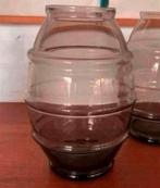 Vintage Vaas schitterende ribbel tonnen vaas copier leerdam., Antiek en Kunst, Ophalen of Verzenden