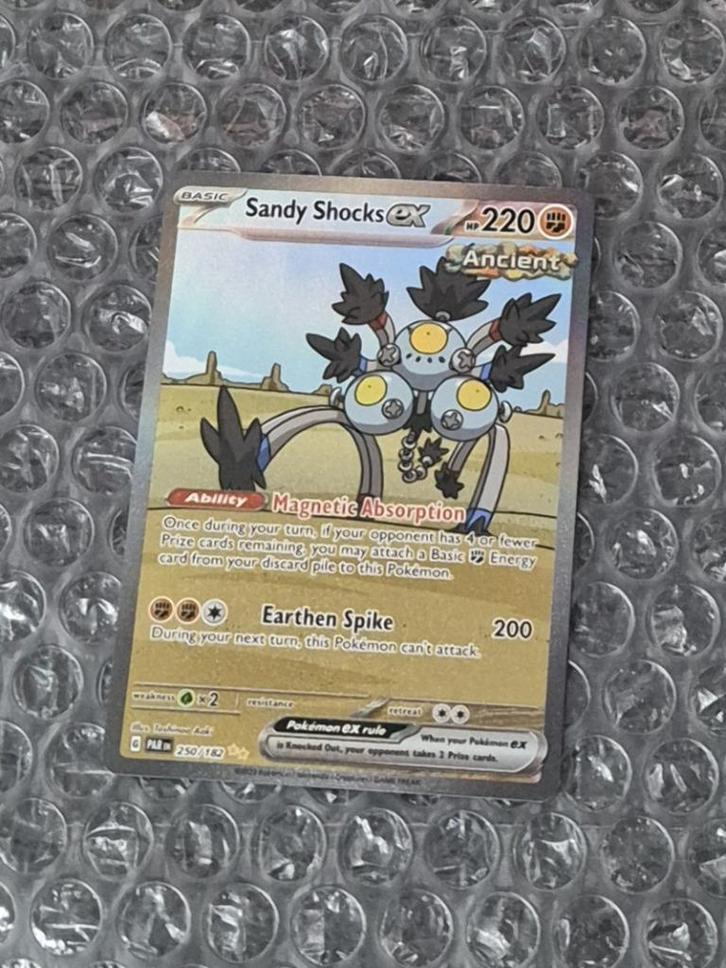 Sandy Shocks ex 250/182 SIR Paradox Rift Special Illustratio, Hobby en Vrije tijd, Verzamelkaartspellen | Pokémon, Zo goed als nieuw