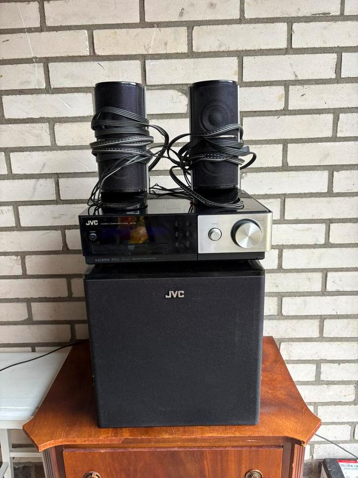 JVC Compact Component System NX-F30, Audio, Tv en Foto, Home Cinema-sets, Zo goed als nieuw, Dvd-speler, JVC, Ophalen of Verzenden