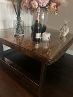 Rofra salontafel, Huis en Inrichting, Ophalen, Glas, Vierkant, Zo goed als nieuw