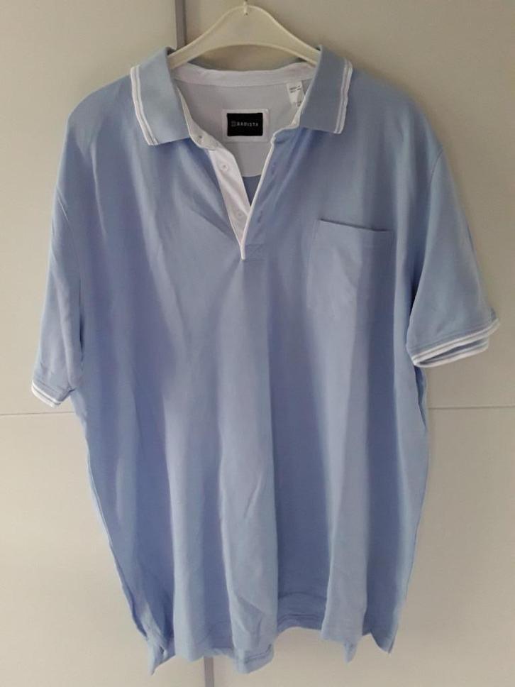 Babista Licht Blauw Polo T-shirt Maat 64, Kleding | Heren, Grote Maten, Nieuw, Shirt, Blauw, Verzenden