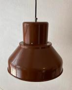Herda jaren 70 hanglamp van bruin metaal