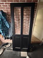 Houten Buitendeur met Glas, Doe-het-zelf en Verbouw, Ophalen, Gebruikt, 80 tot 100 cm, 200 tot 215 cm