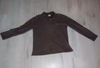Lacoste 7 polo met lange mouwen 7 is 2XL, Bruin, Lacoste, Overige maten, Ophalen of Verzenden