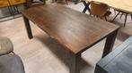 koloniale hardhouten eettafel van 190x100cm, Ophalen, 100 tot 150 cm, Nieuw, Vijf personen of meer