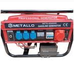 Metallo META-8500WE Generator - 2.5kW - Sleutelstart, Ophalen of Verzenden, Nieuw
