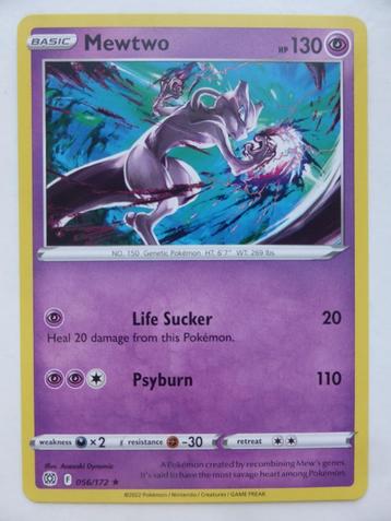 Mewtwo 056/172 (PE) beschikbaar voor biedingen