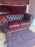 Orginele chesterfield bank. 2 zitter., Ophalen of Verzenden, Zo goed als nieuw