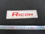 sticker RICOH, Ophalen, Zo goed als nieuw