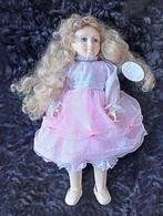 Vintage porseleinen pop 60 cm, Ophalen of Verzenden, Zo goed als nieuw, Pop