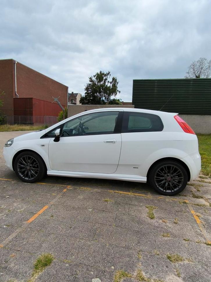 Fiat 2008 Wit, Auto's, Fiat, Particulier, Grande Punto, ABS, Airbags, Airconditioning, Centrale vergrendeling, Cruise Control
