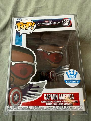 Funko Pop! Captain America #1381 Funko Exclusive beschikbaar voor biedingen