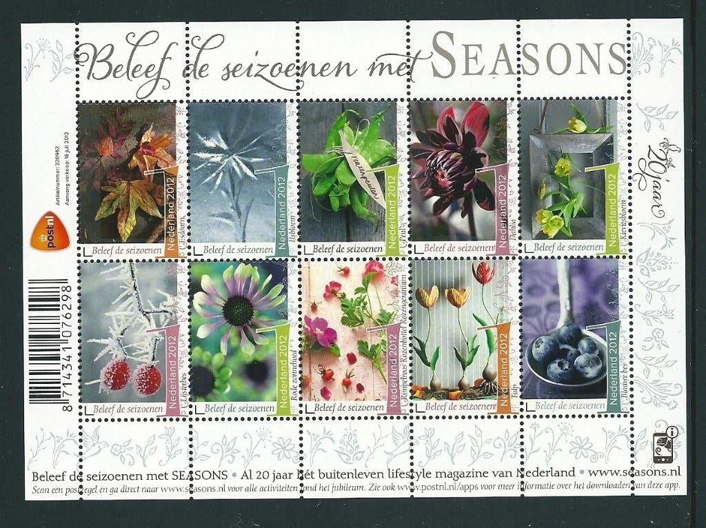 Vel Seasons no V2957 postfris, Verzenden, Postfris