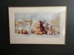XL Berenlijst babykamer , ingelijst 90x60cm, Ophalen, Zo goed als nieuw, Wanddecoratie
