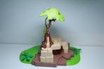 Playmobil grondplaat met grot, verborgen ruimte en boom, Ophalen of Verzenden, Zo goed als nieuw, Los playmobil