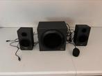 Logitech Z333 Multimedia Speakers 80W Zwart, Audio, Tv en Foto, Stereo-sets, Ophalen, Zo goed als nieuw