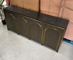 Dressoir Les Arc Brass en Marmer van Richmond Interiors, Ophalen, ., Nieuw, Richmond