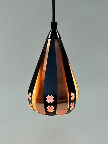 Vintage Druppel Hanglampje, Werner Schou, 1960's Denemarken beschikbaar voor biedingen