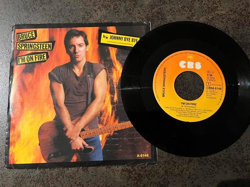 Bruce Springsteen 7"single I'm On Fire, Europe, 1985, NM, Cd's en Dvd's, Vinyl | Rock, Zo goed als nieuw, Poprock, Overige formaten